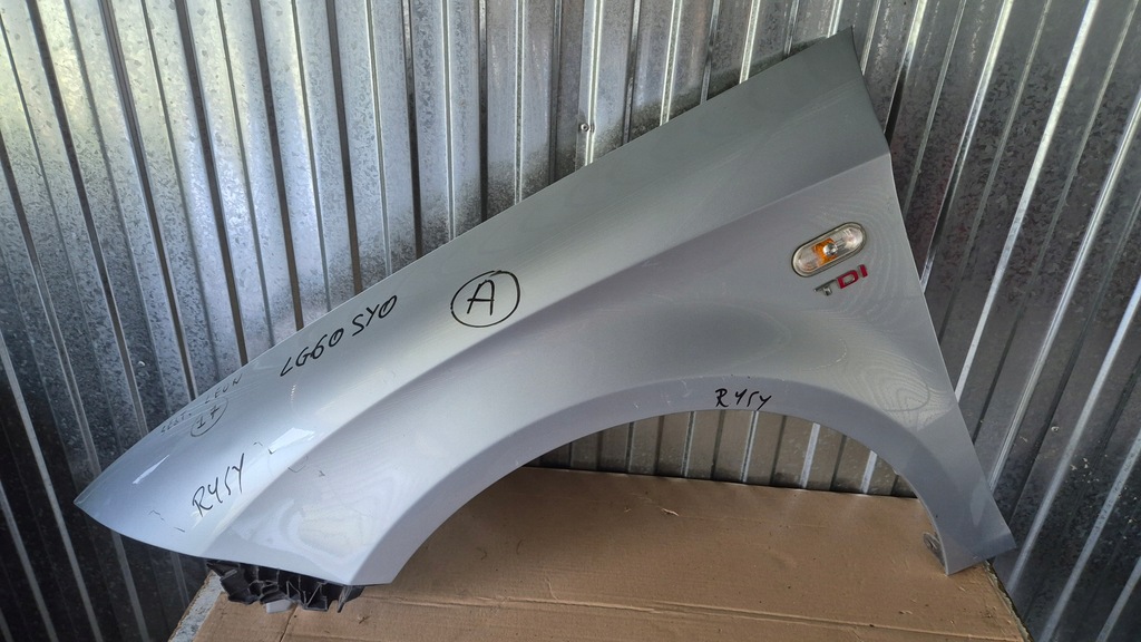 фото №1, Крыло левый перед передний seat leon ii lift 2009-2012 цвет ls7y