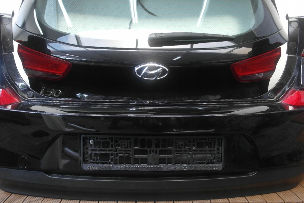 фото №10, Hyundai i30 iii 16-20 крышка багажника задняя багажника лампы бампер направляющие балка pae