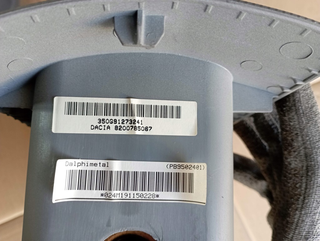 фото №10, Dacia sandero i подушки безпеки подушка безпеки датчик 8201002828 8200823307 8200785067