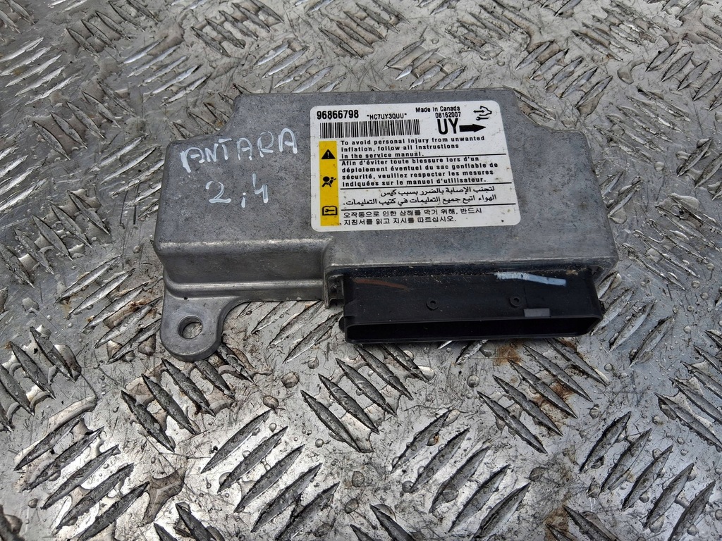 фото №1, Opel antara модуль датчик air bag 96866798