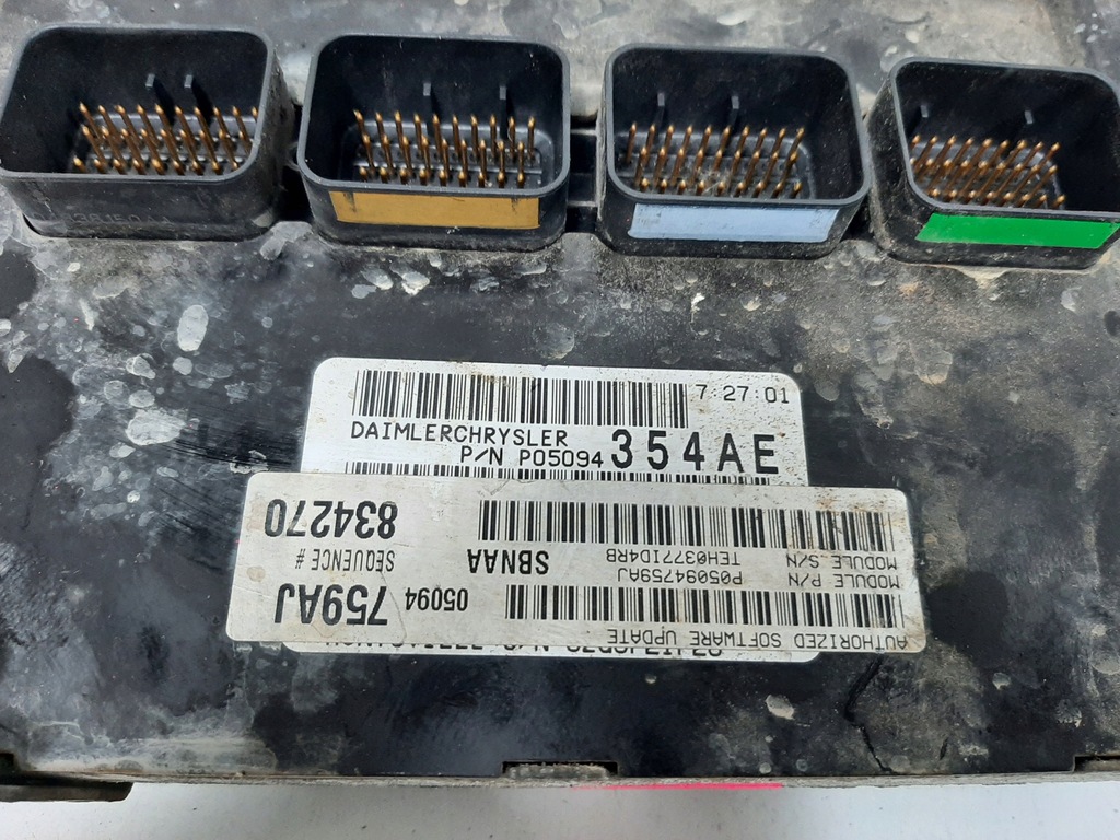 фото №12, Dodge durango ii lift 4x4 4.7 07r блок керування двигуна 05094354ae 05094759aj