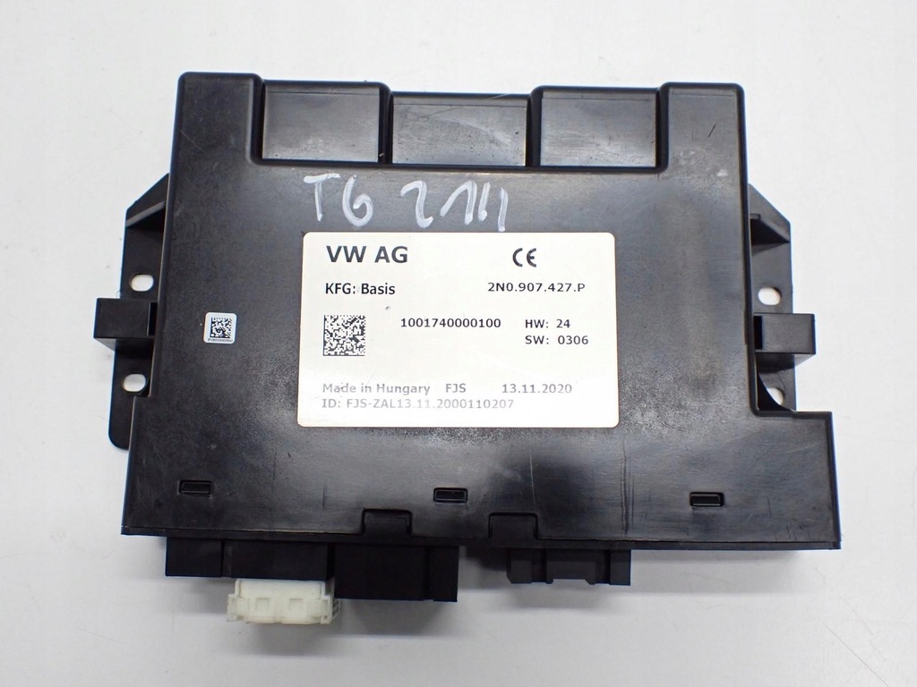 фото №1, Модуль блок управления 2n0907427p vw t6 transporter 21r