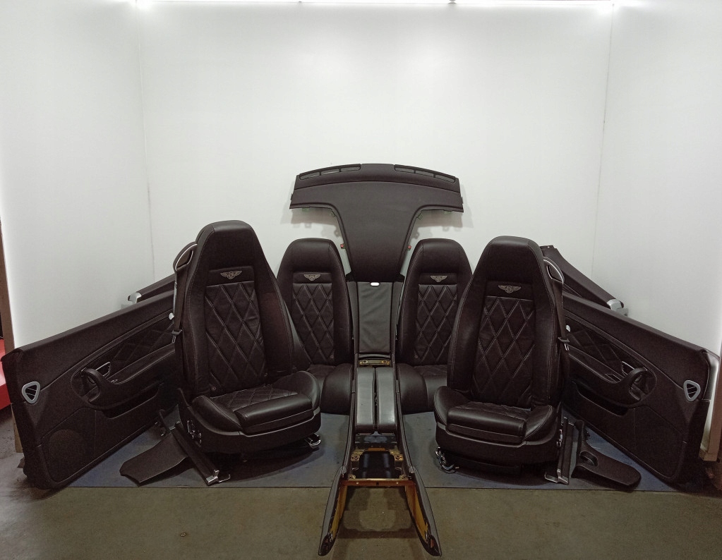 Купить Bentley continental gt i 03- сиденья обивка обшивки комплект