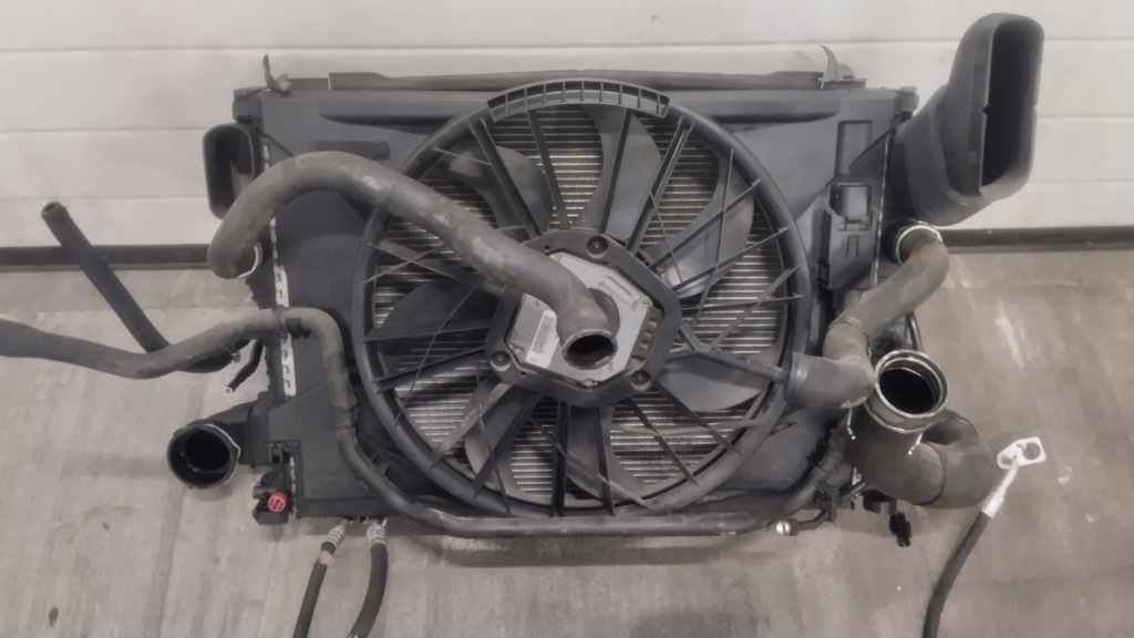 фото №5, Mercedes w211 2.2 cdi a2115000593 вентилятор радиатора радиатор