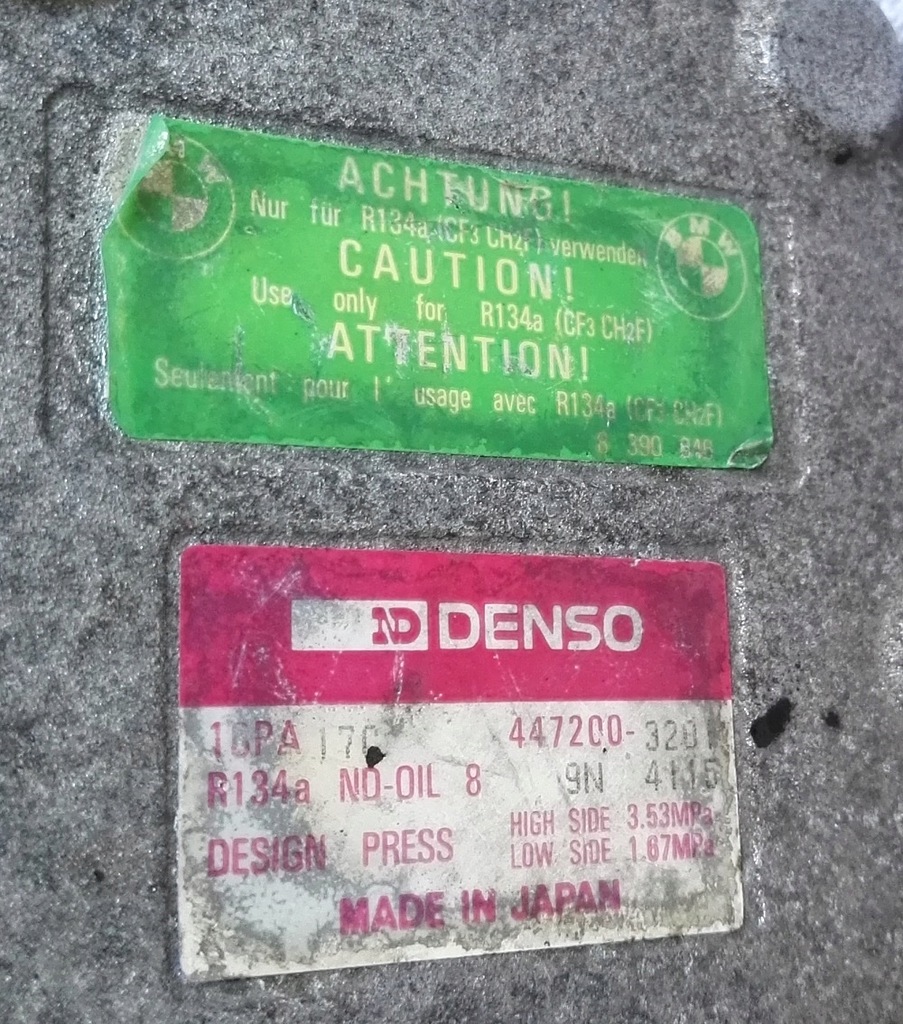 фото №5, Bmw e36 m3 компрессор кондиционера - 8390336