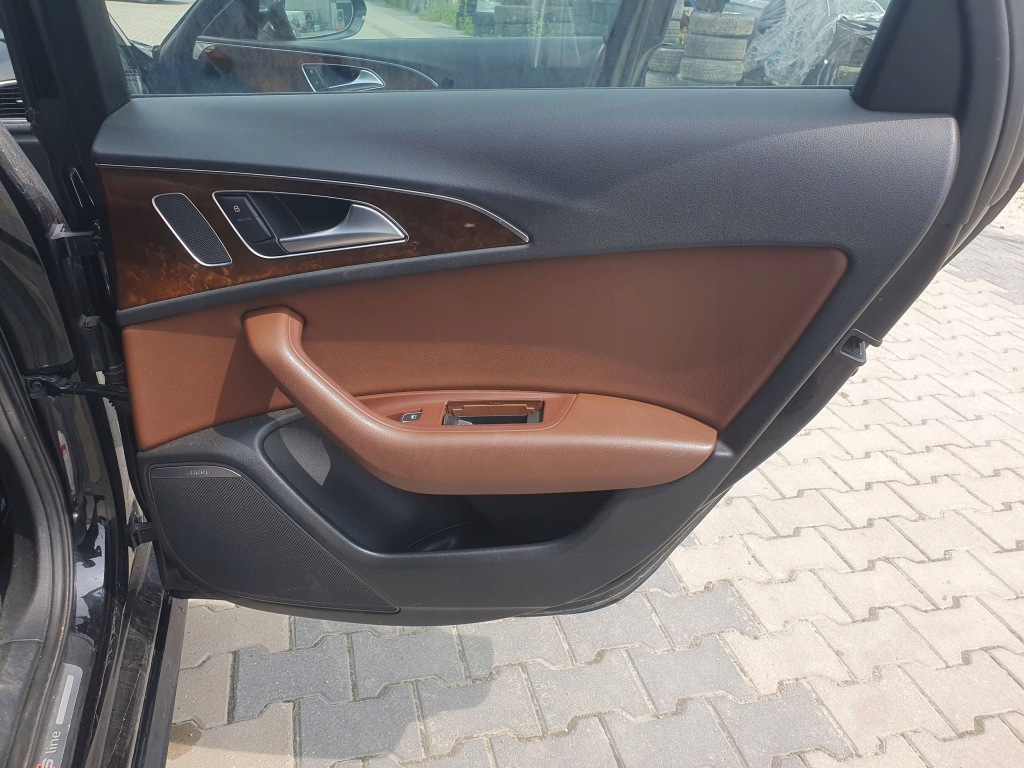 фото №12, Сиденья заднее сиденье обшивки салон полный комплект audi a6 c7 коричневая кожа