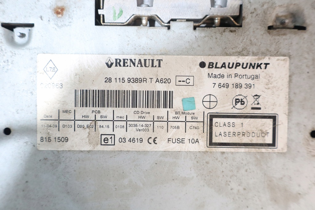 фото №4, Радіо renault grand scenic iii