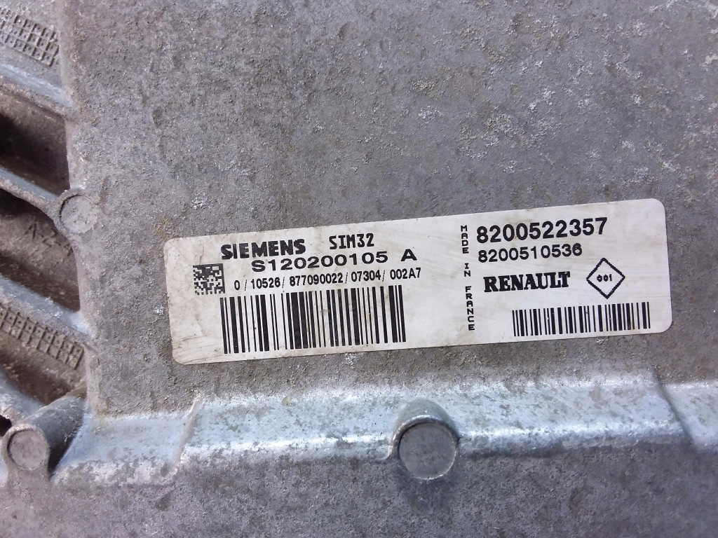 фото №2, Clio iii 1.2 b 75km блок керування бортовий комп'ютер 8200522357