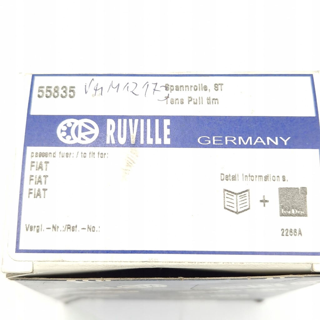 фото №2, Ролик натяжителя ruville 55835 fiat alfa