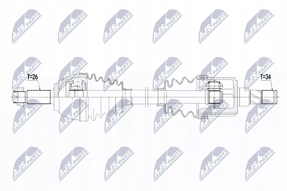 Привідний вал привідна перед ліве jeep grand cherokee 2 mini r60 r61 1998-2016 Ціна