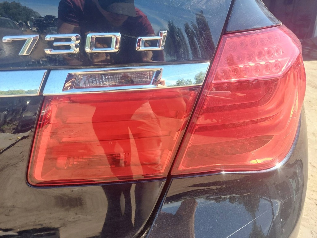 фото №8, Kompletny задня bmw f01 – кришка багажника, лампи, бампер, підсилювач, напрямні bmw f01