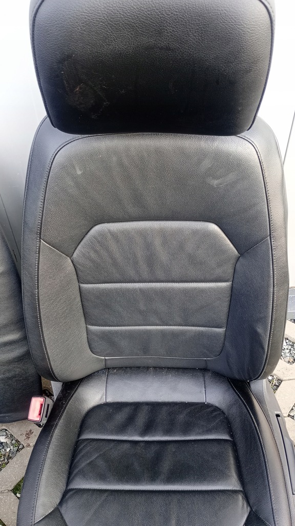 фото №16, Сиденья обшивки кожа комплект vw passat b7 kombi - подогрев