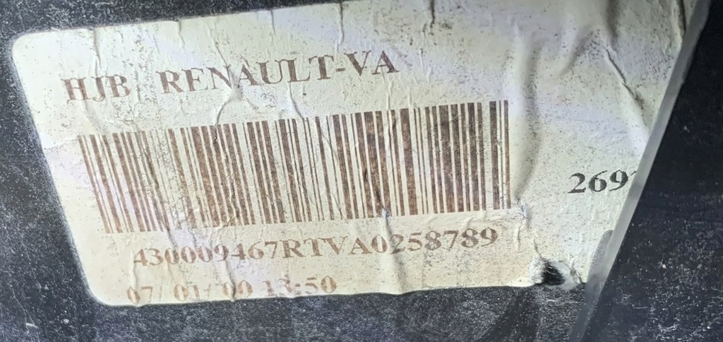 фото №5, Задня oś балка задня підвіска гальмівні барабани 430009467r renault captur ii 1.0 tce