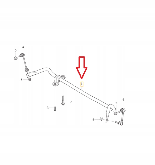 фото №1, Xc60 ii xc90 ii стабилизатор перед 31406930