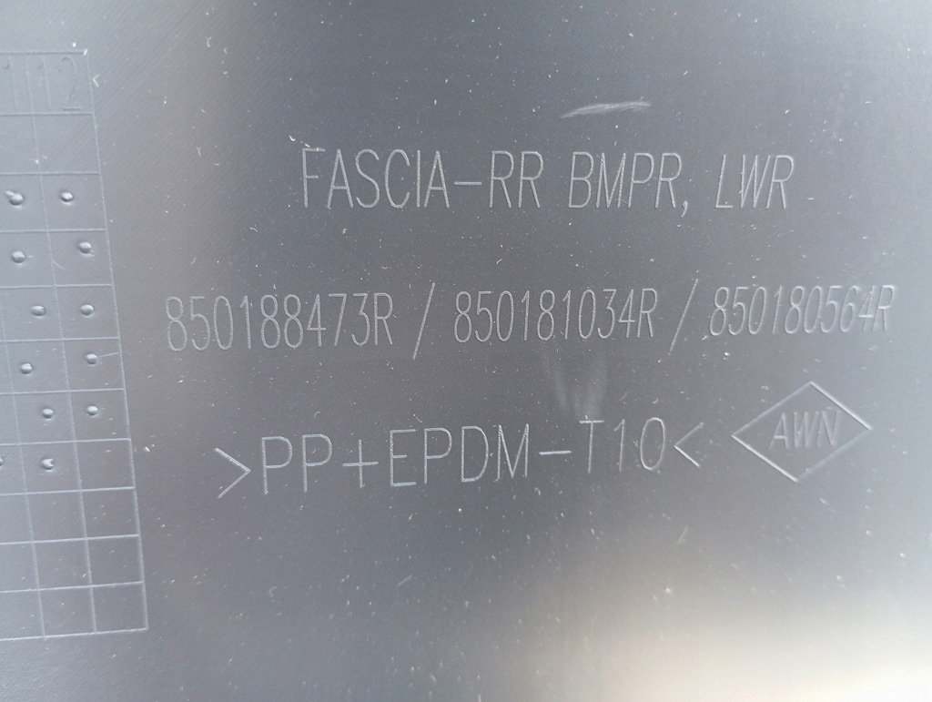 фото №5, Накладка бампера задня renault koleos ii 850188473r новий оригінал