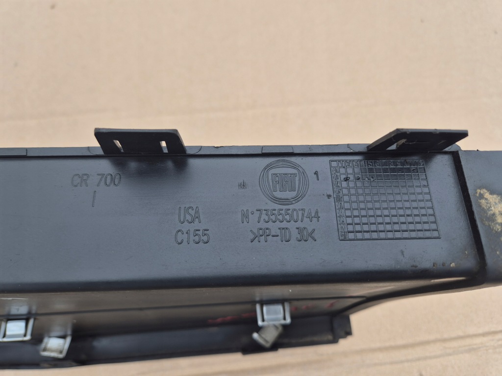 фото №12, Fiat 500l накладка бампера tył.500 l. хром. usa