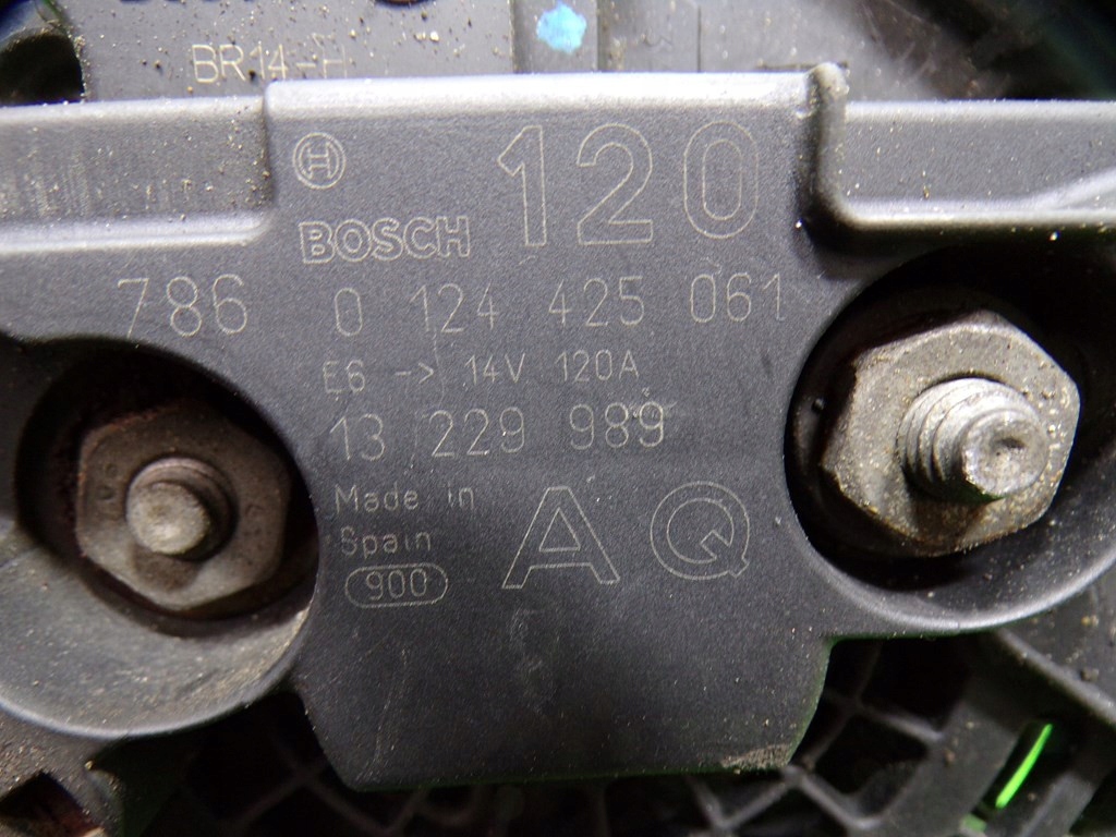 Opel vectra c saab 2.0 turbo генератор 0124425061 13229989 Недорого