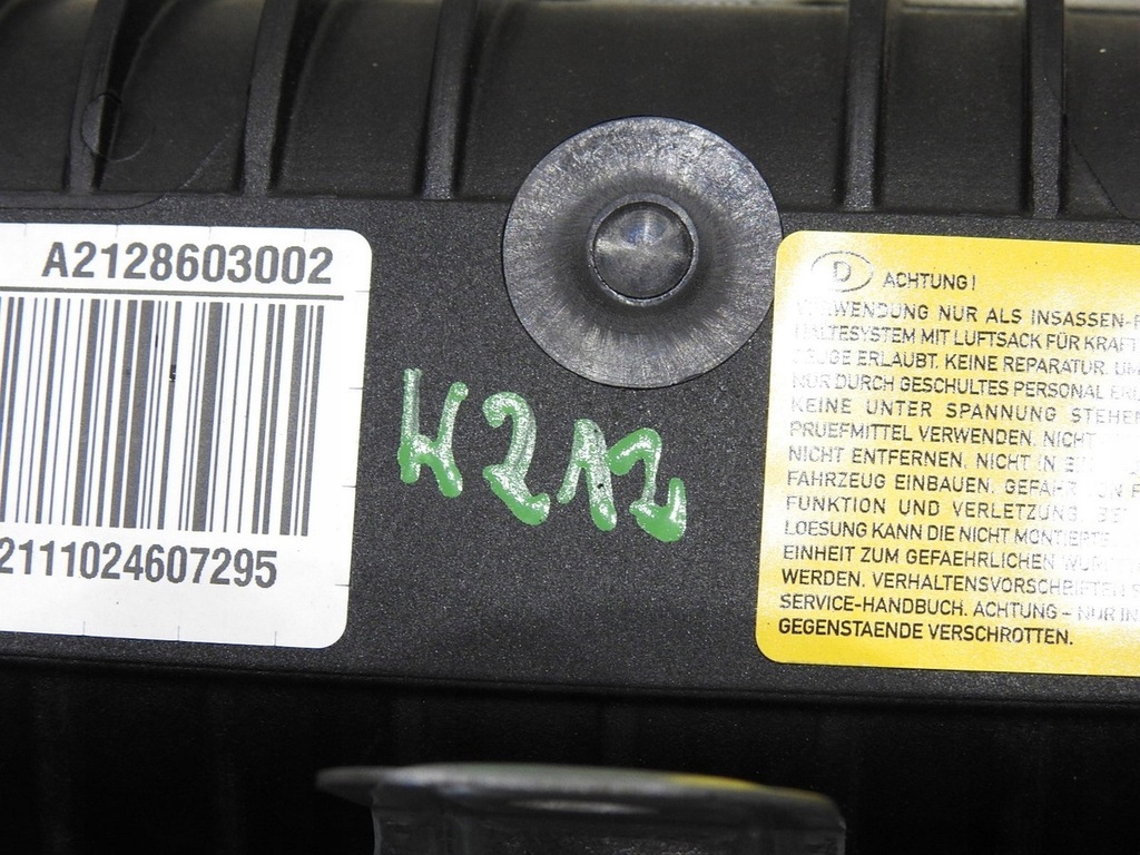 фото №7, Подушка подушка безпеки пасажира mercedes w212 a2128603002