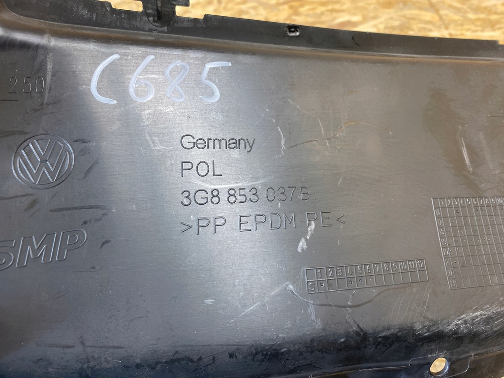 фото №13, Накладка захист поперечина передній vw arteon 3g8853037b 2017-