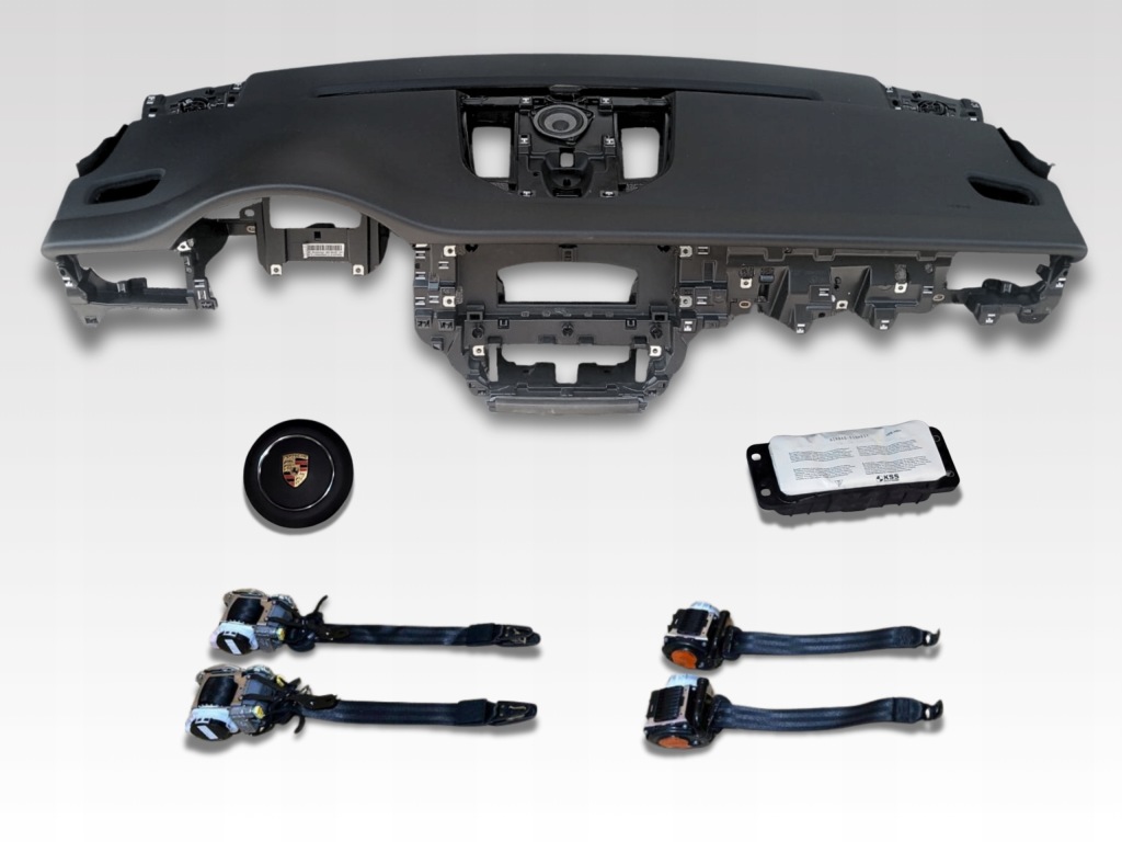 фото №1, Porsche macan lift 95b панель приладів подушки безпеки ремені комплект подушка безпеки