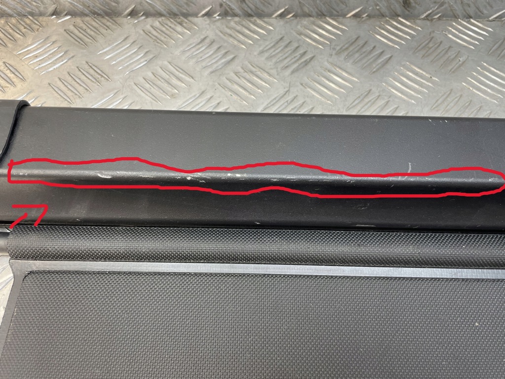 фото №16, Bmw оригинальный номер 7222208 x3 f25 шторка багажника задняя задняя czarna