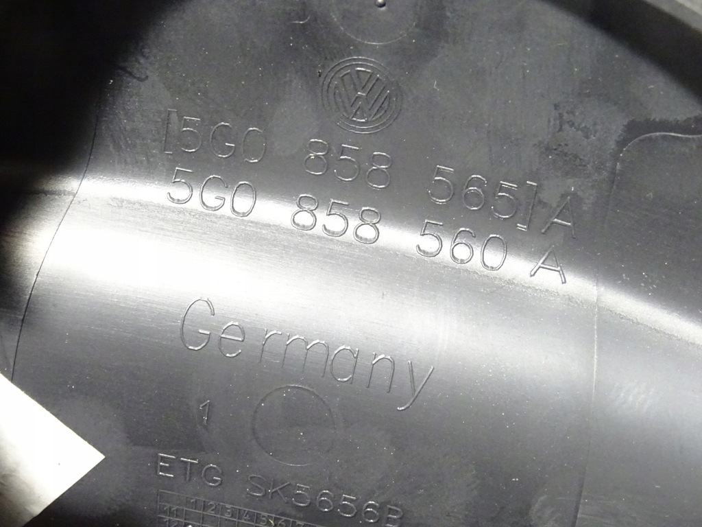 фото №7, Корпус защита колонки руля vw golf vii 7 5g0 5g0858565a 5g0858560a