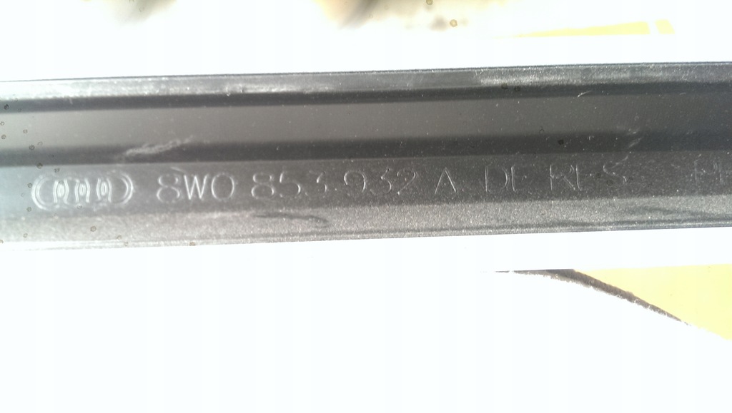 фото №10, Молдинг порог правая audi a4 b9 s-line 8w0853932a