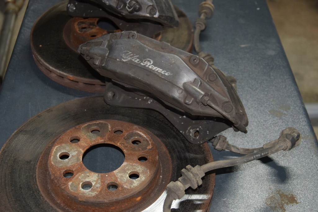 фото №6, Alfa romeo 166 суппорты тормозные диски brembo набор swap