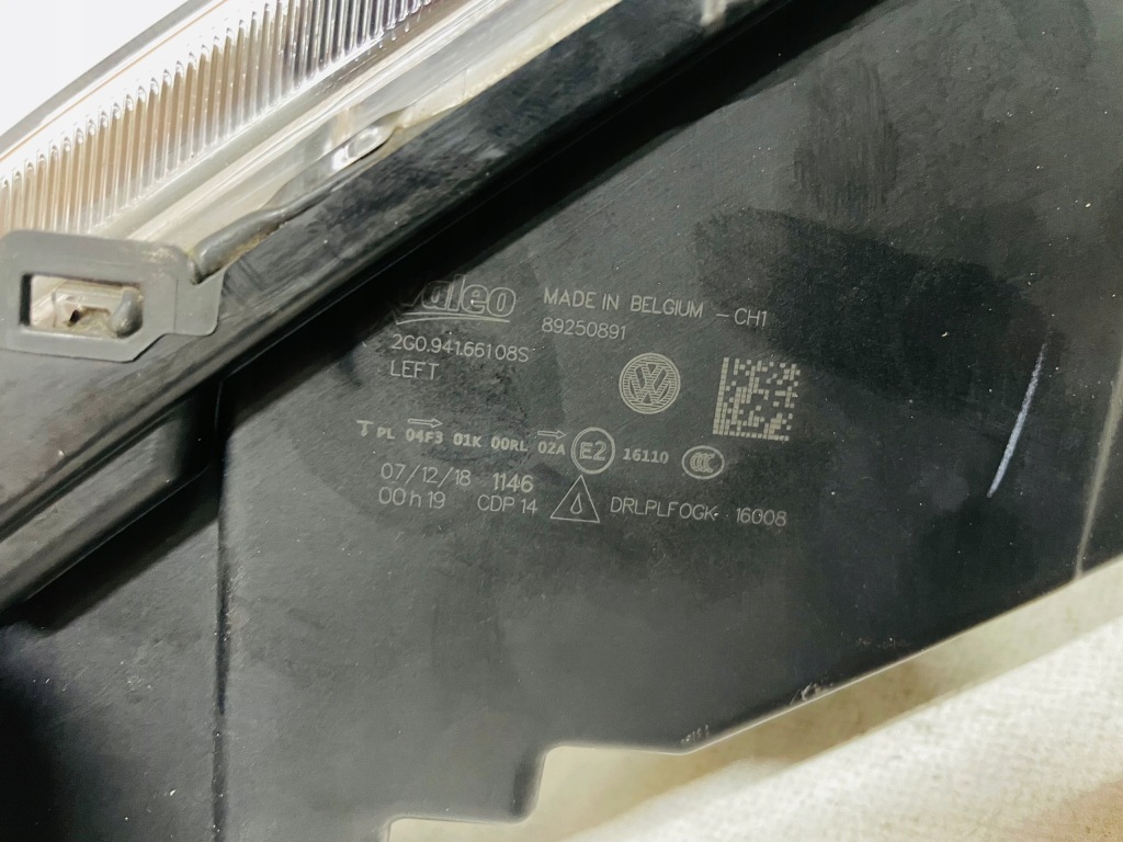 Vw polo 2g0 противотуманная фара левый drl led 2017-2021 год Недорого