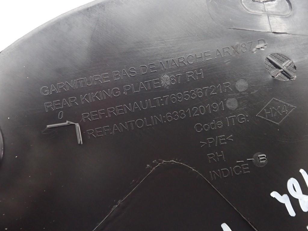 фото №4, Молдинг захист поріг стійка правий задня renault captur 18r