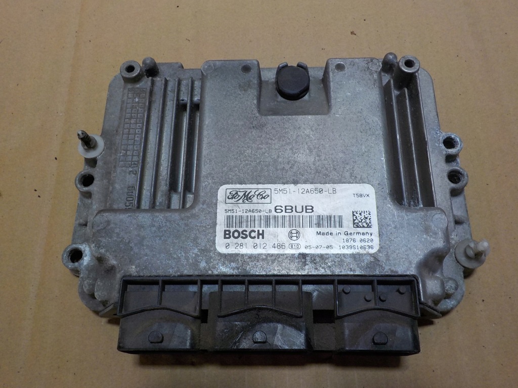 фото №1, Ford focus mk2 бортовой компьютер двигателя 0281012486