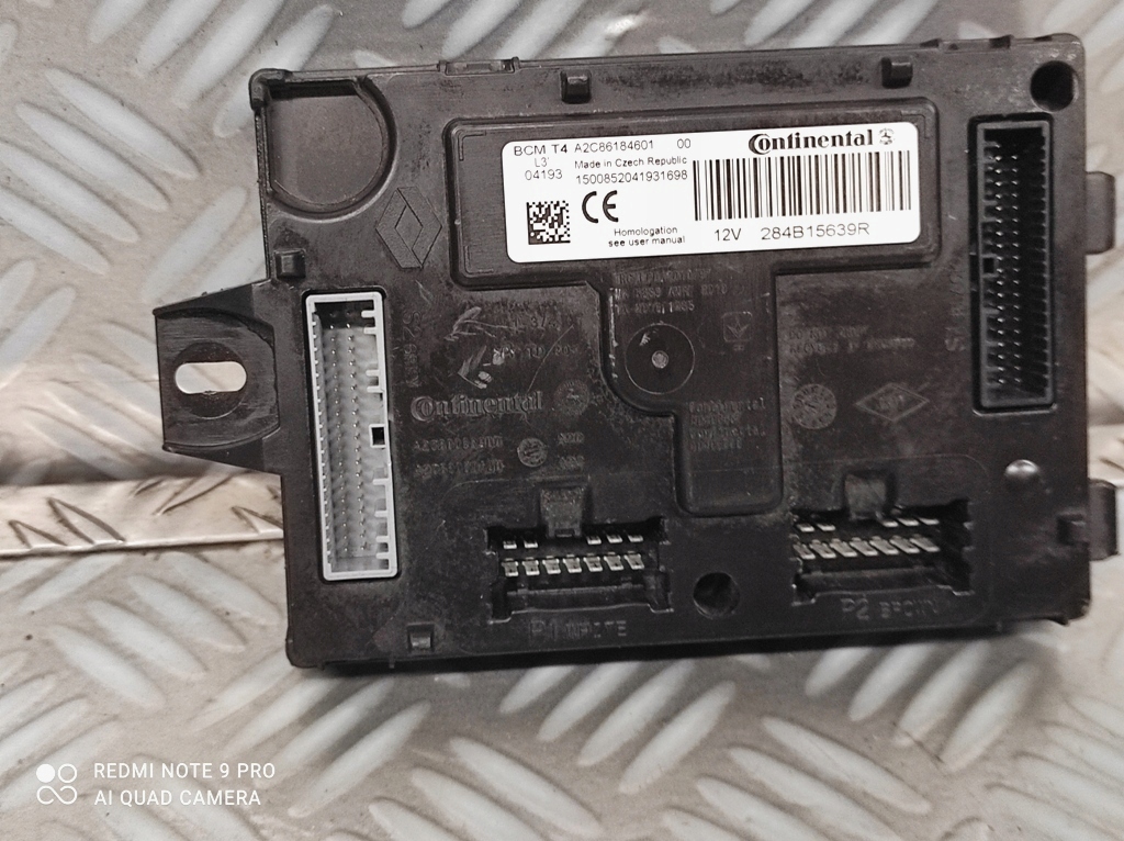 фото №4, Модуль блок управления bcm 284b15639r renault clio iv renault captur i