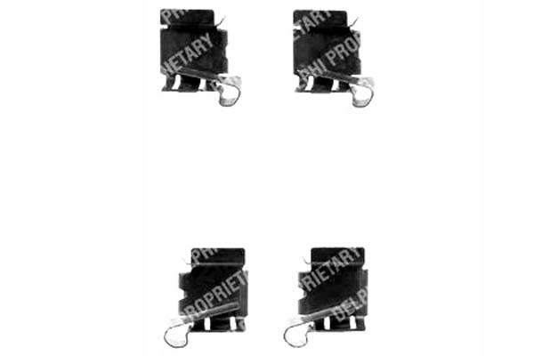 фото №2, Набор монтажный тормозных колодок lexus перед gs is 2,0-4,3