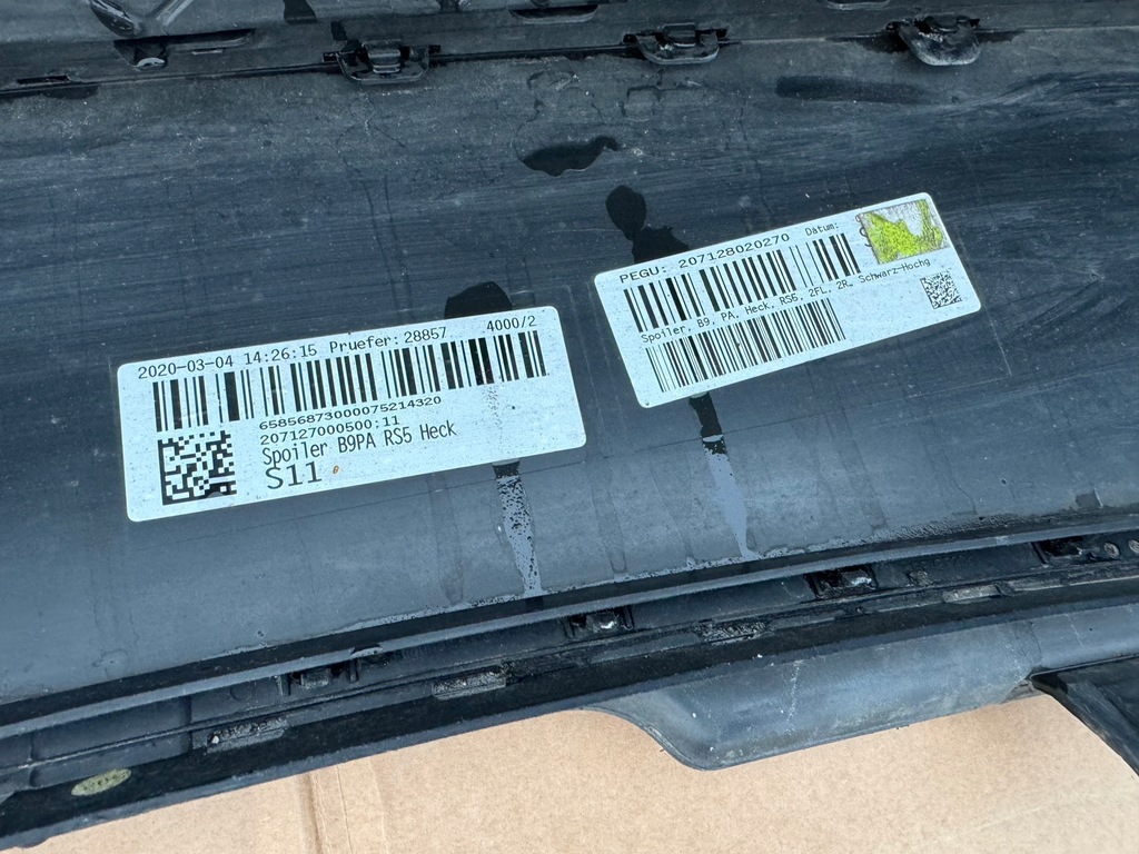 фото №13, Бампер задня audi rs5 8w6 lift b9 карбон оригінал