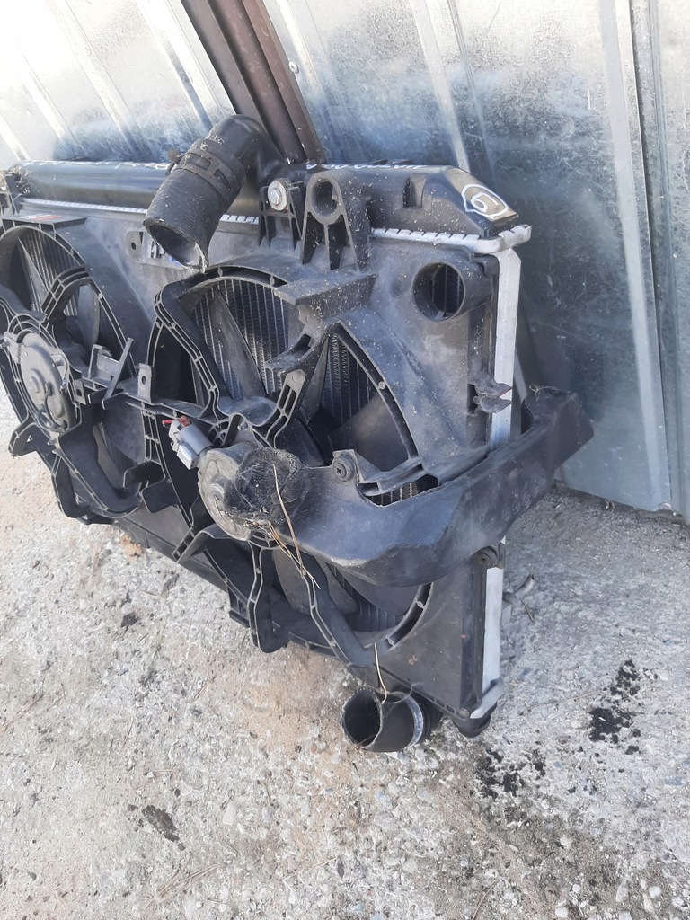 фото №15, Комплект радиатор вентиляторы 1.3 2.6 ванкель 13b 231km mazda rx-8 rx8