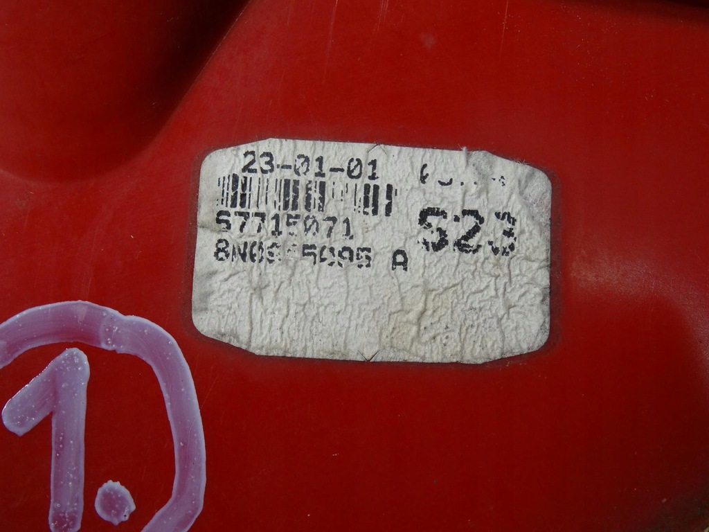 фото №9, Audi tt 8n 98-05 лампа левая левый задняя задняя 8n0945095a