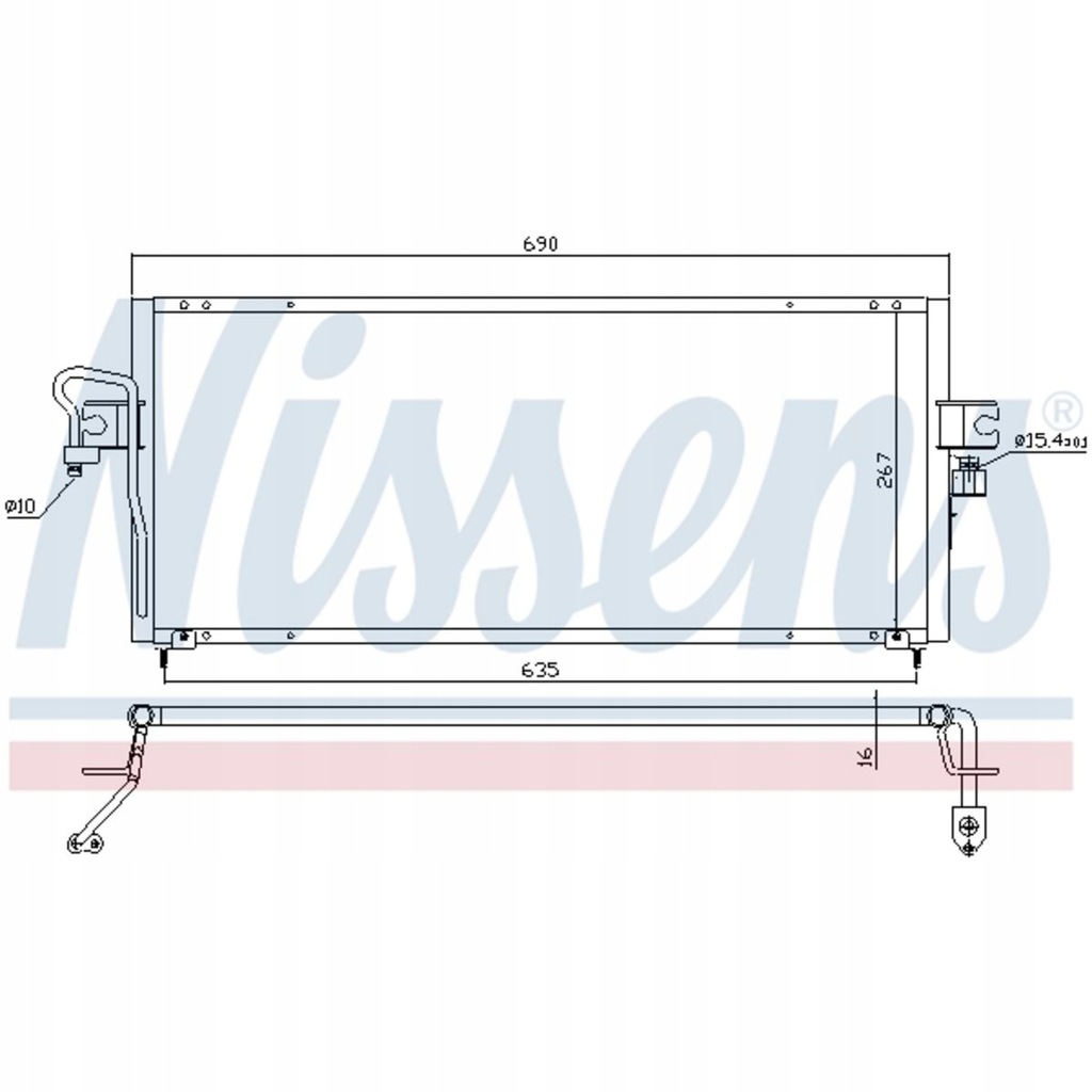 фото №11, Конденсатор nissens 921100n020 921102m117 921108b800