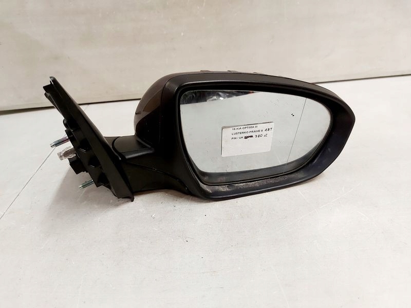 фото №9, Kia optima iii 3 зеркало правое дверь abt 8 pin uk
