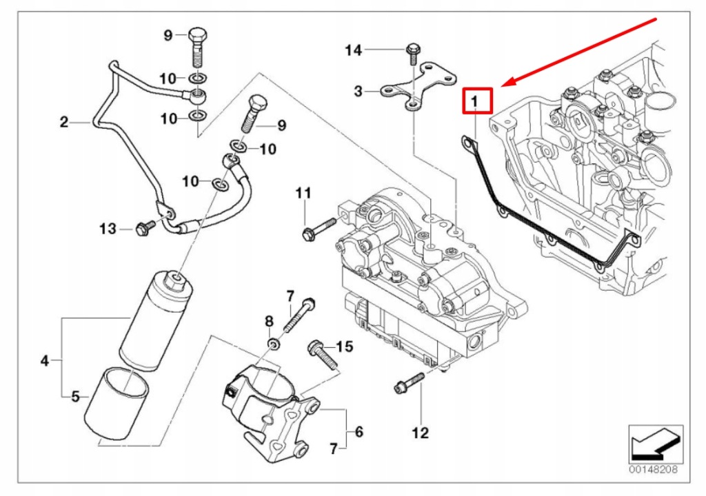 фото №5, Bmw z4 coupe e86 прокладка vanos 7831938 11367831938 оригінальна