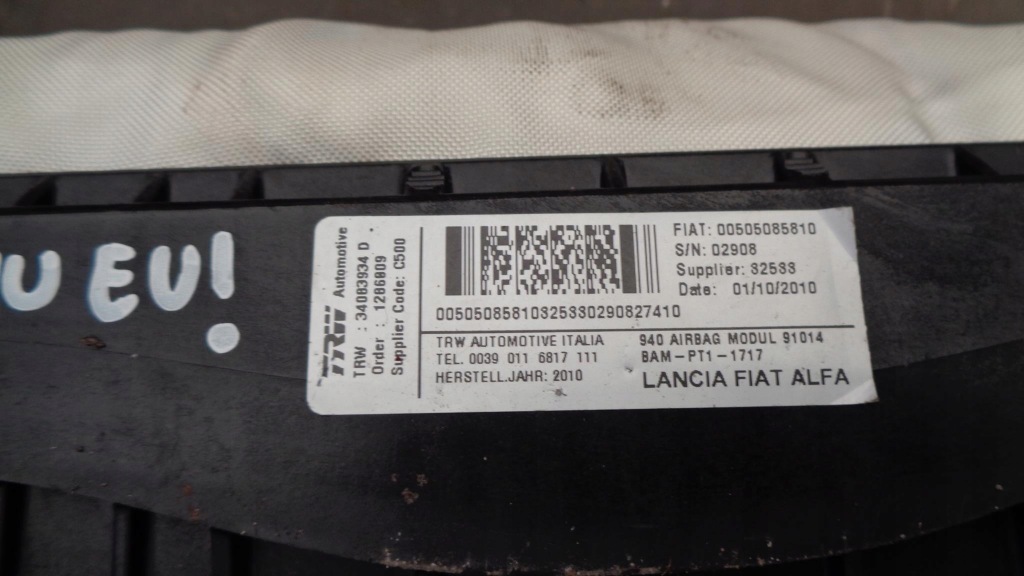 Приборная панель панель  подушки безопасности ремни датчик alfa romeo giulietta eu Оригинал