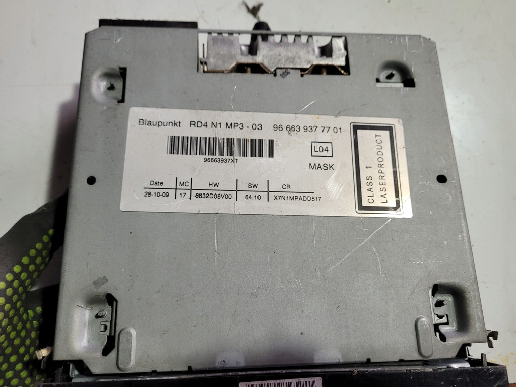 фото №2, Радио радиопроигрыватель citroen 966639377701