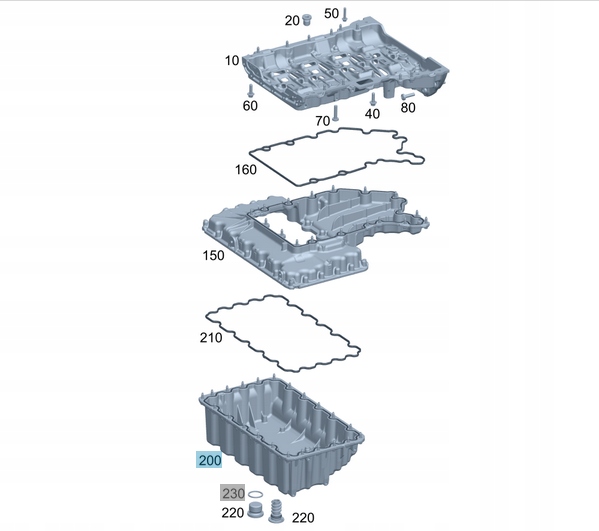 Купить Оригинальная поддон масляная двигателя om654 om254