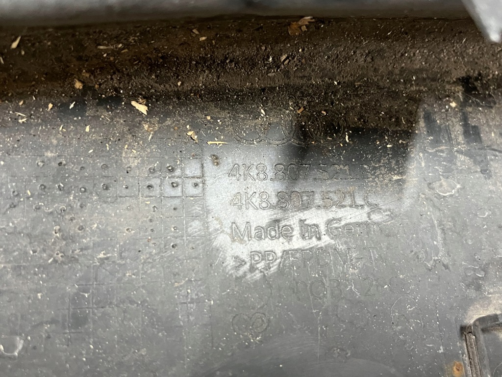 Audi a7 c8 4k8 s line диффузор заднего бампера 4k8807521b org fv wys 24h с Разборки