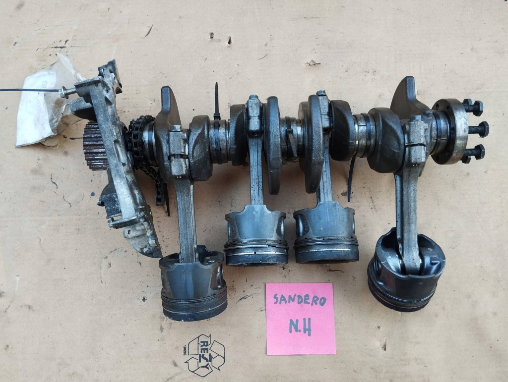 фото №1, Wał колінчастий поршень renault scenic clio iv mercedes dacia nissan 1.5 dci