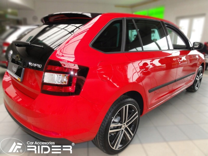 фото №2, Накладки боковой дверь защитное skoda rapid