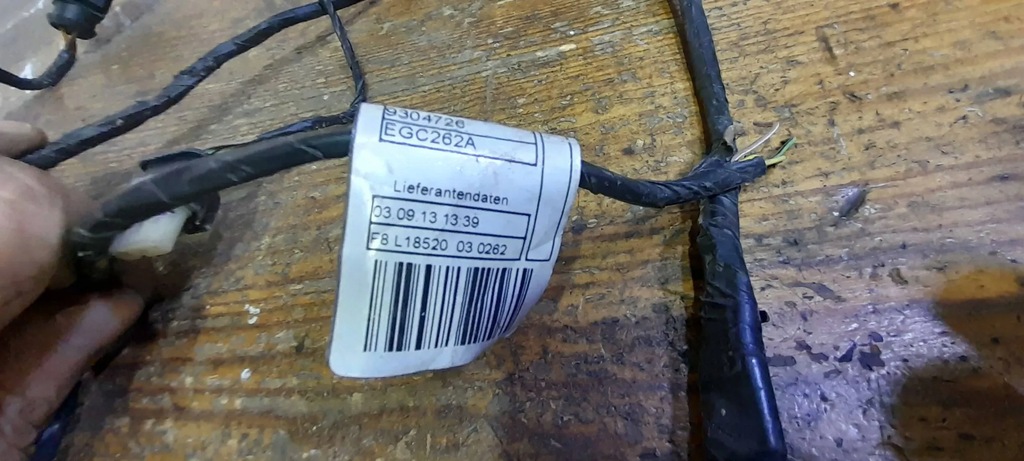 фото №5, Електропроводка джгут бампер перед bmw x3 f25 9304726 9304728