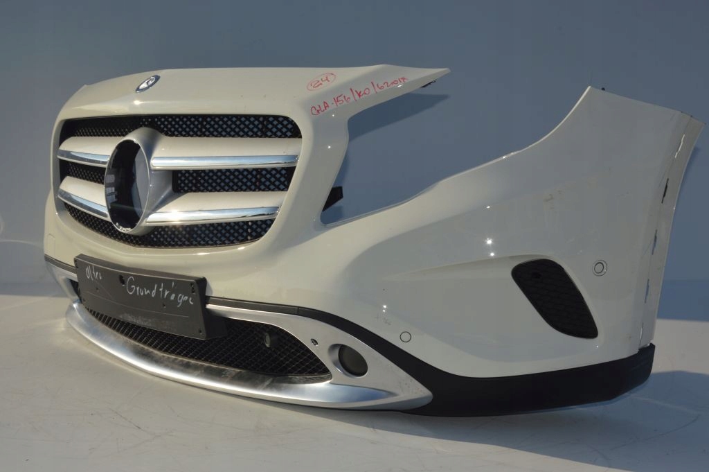 фото №11, Mercedes gla x156 156 бампер передній na pts хром bez камери омивача