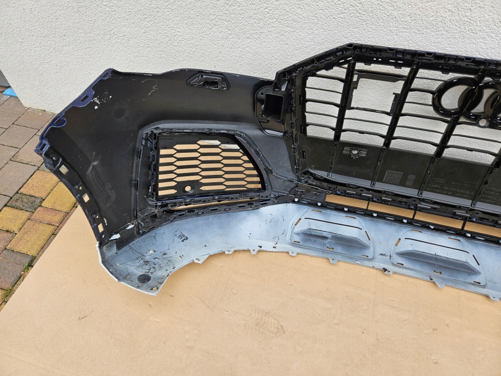 фото №8, Бампер передний перед audi q7 4m0 lift s-line black