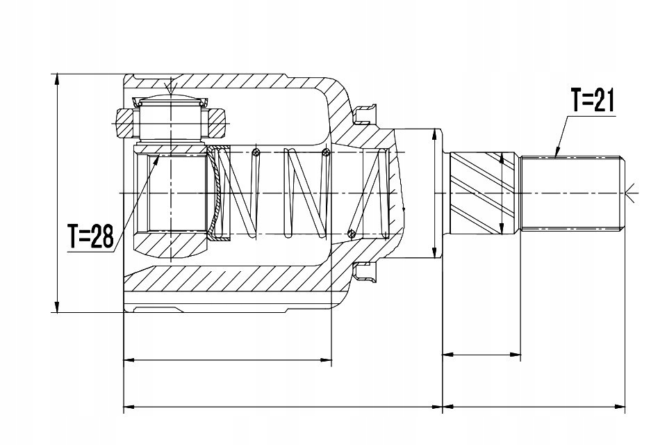 фото №1, Шарнир внутренний duster 10- /mtm,tył,l/p/