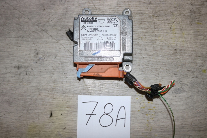 фото №1, Модуль датчик подушек воздушных подушка безопасности citroen berlingo ii